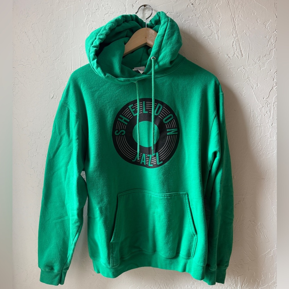 Green Sheldon Jazz Hoodie M